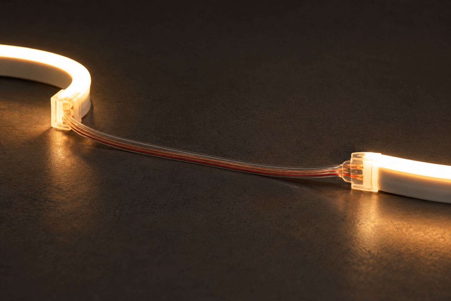 Transparentní kabel 2x0,5mm pro LED pásky a NEON nápisy